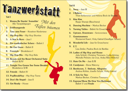 Beispiel Programmheft