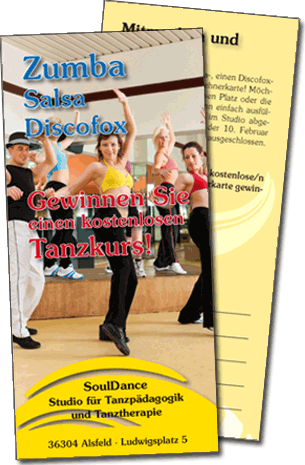 Beispiel Angebotsflyer